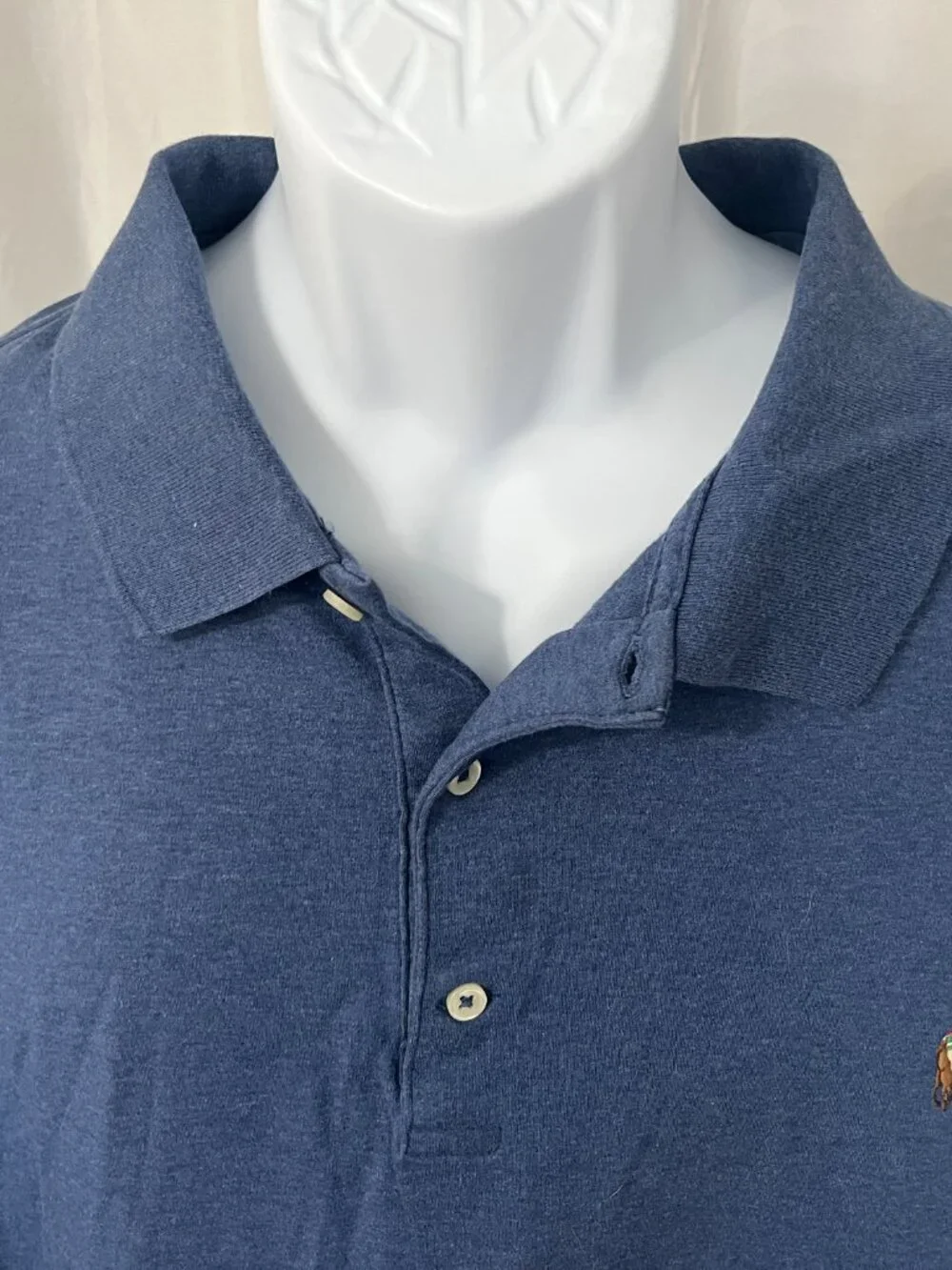 ⛳ Polo Ralph Lauren Men's 2-Pack Blue Golf Polo Shirts 3XLT 3XL Tall EUC 🐎